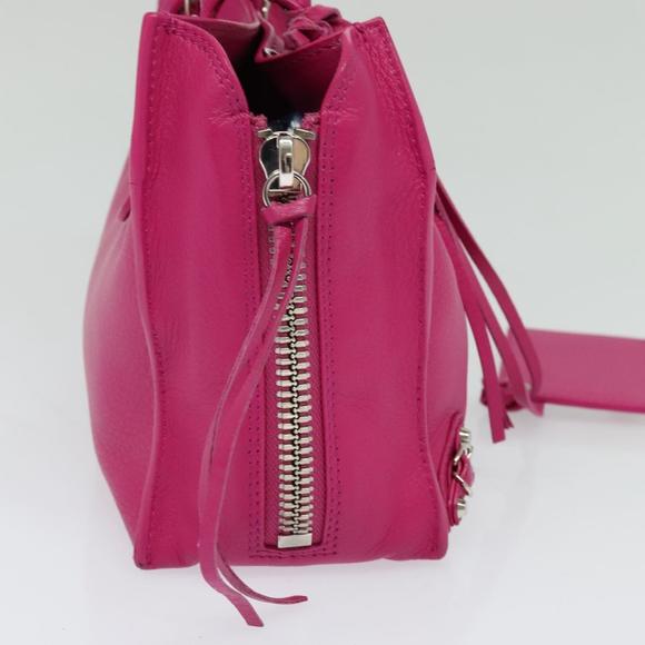 BALENCIAGA Mini Paper Hand Bag Leather Pink 357333 Auth 123322 - Picture 3 of 16